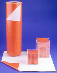 Current Technologies Biohazard Wipe Bio-Screen™ Orange / White Cellulose / Polyethylene 16 X 16 Inch Disposable - M-868296-3562 - Case of 125