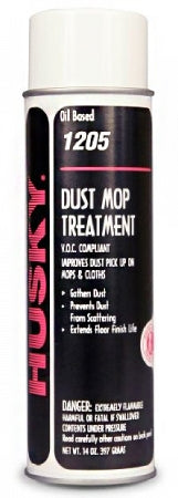 Canberra Floor Cleaner Husky® 1205 Dust Mop Treatment Aerosol 14 oz. Can Unscented - M-868346-2948 - Case of 12
