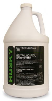 Canberra Husky® Surface Disinfectant Cleaner Quaternary Based Liquid Concentrate 1 gal. Jug Ocean Breeze Scent NonSterile - M-868349-4189 - Case of 4