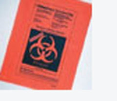 Fisher Scientific Biohazard Waste Bag Fisherbrand™ Orange Bag HDPE 24 X 30 Inch - M-868498-2131 - Case of 100