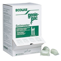 Ecolab Dish Detergent Genie-Pac® Soilmaster® RF 0.70 oz. Dispenser Box Pod Scented - M-868759-2253 - Case of 150
