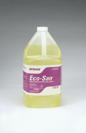 Ecolab Dish Detergent Ecolab® Eco-San® 1 gal. Jug Liquid Chlorine Scent - M-868787-1855 - Case of 4