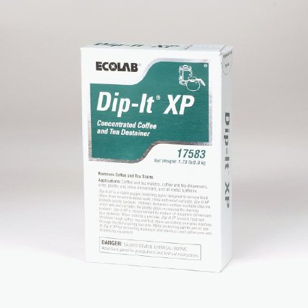 Ecolab Destainer Dip-It® XP 1.75 lb. Box Granules Unscented - M-868825-3209 - Case of 8