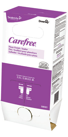 Lagasse Floor Finish Diversey™ Carefree® Liquid 2.5 Liter Bag-in-Box Ammonia Scent - M-868986-2245 - Case of 6