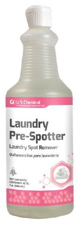US Chemical Laundry Stain Remover 32 oz. Bottle Liquid Lemon Scent - M-869030-3622 - Case of 12