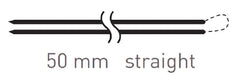 Suture with Needle Quill Knotless Tissue-Closure Device Absorbable Uncoated Violet Suture Barbed Monofilament PDO (Polydioxanone) Size 2 - 0 7 cm Suture Double-Armed 50 mm Length Straight Taper Cut Needle