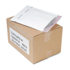 Sealed Air Jiffy TuffGard Self-Seal Cushioned Mailer, #1, Barrier Bubble Lining, Self-Adhesive Closure, 7.25 x 12, White, 25/Carton