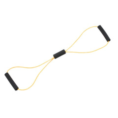 Fabrication Enterprises Exercise Resistance Tubing with Handles CanDo® BowTie™ Yellow 30 Inch Length X-Light Resistance