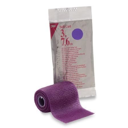 3M Cast Tape 3M™ Scotchcast™ Soft Cast 3 Inch X 12 Foot Fiberglass Purple