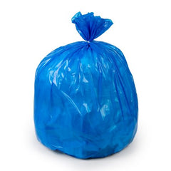 Colonial Bag Corporation Trash Bag Recycling 15 gal. Blue LLDPE 0.80 Mil. 24 X 32 Inch X-Seal Bottom Coreless Roll - M-871400-2946 - Case of 1
