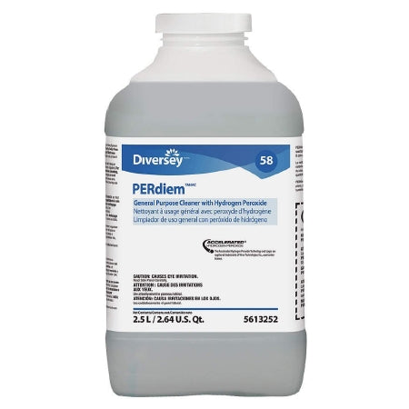 Lagasse Diversey™ PERdiem™ Surface Disinfectant Cleaner Peroxide Based Liquid Concentrate 2.5 Liter Bottle Unscented NonSterile - M-871445-3528 - Case of 2