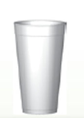RJ Schinner Co Drinking Cup WinCup® 20 oz. White Styrofoam Disposable