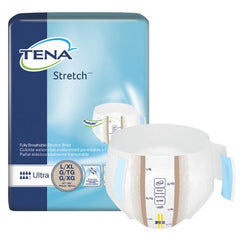 Essity HMS North America Inc Unisex Adult Incontinence Brief TENA® Stretch™ Ultra Large / X-Large Disposable Moderate Absorbency - M-871836-4661 - Pack of 36