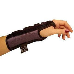 Patterson Medical Supply Wrist Support Core Reflex Neutral Position Rubber Right Hand Black Medium