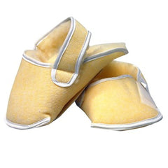 Skil-Care Slippers Small / Medium Yellow Hook and Loop Strap