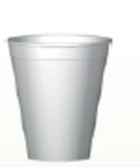 RJ Schinner Co Drinking Cup WinCup® 12 oz. White Styrofoam Disposable