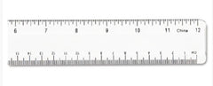 VWR International Ruler Universal® Plastic 6 Inch