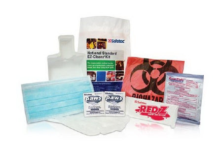 Safetec of America Biohazard Spill Kit National Standard EZ-Cleans® - M-872379-3702 - Case of 12