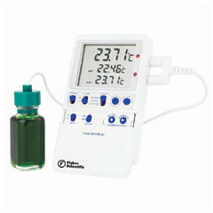 PANTek Technologies LLC Digital Refrigerator / Freezer Thermometer with Alarm Fisherbrand™ Traceable® Fahrenheit / Celsius -58° to +158°F (-50° to +70°C) Stainless Steel Probe Multiple Mounting Options Battery Operated