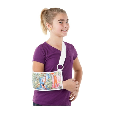 Breg Shoulder Sling Breg® 2X-Small Cotton Hook and Loop Closure Left or Right Arm