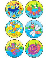 Medibadge Kids Love Stickers® 90 per Unit Cutie Bugs , Assorted Sticker