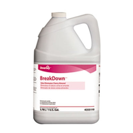 Lagasse Deodorizer Diversey™ BreakDown™ Liquid Concentrate 1 gal. Jug Cherry Almond Scent - M-872832-4972 - Each