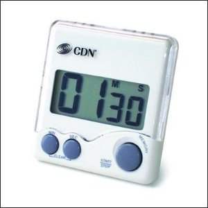 Component Design Electronic Alarm Timer Kitchen Timer CDN® 100 Minutes LCD Display