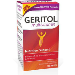 Meda Consumer Healthcare Multivitamin Supplement Geritol® Vitamin A / Ascorbic Acid 6100 IU - 57 mg Strength Tablet 100 per Bottle