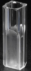 Globe Scientific Micro Cuvette 12 X 12 X 45 mm, 1.5 mL, Standard, Square, 10 mm Path Length, 340 to 800 nm Spectrum Range, Disposable For Spectrophotometer