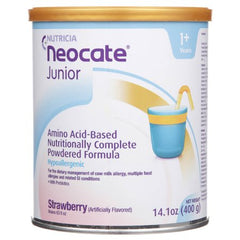 Nutricia North America Pediatric Oral Supplement / Tube Feeding Formula Neocate® Junior with Prebiotics Strawberry Flavor 14.1 oz. Can Powder