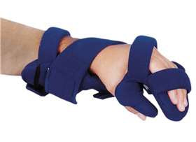 Alimed Wrist / Hand Orthosis Rolyan® HANZ™ Left Hand Blue Small