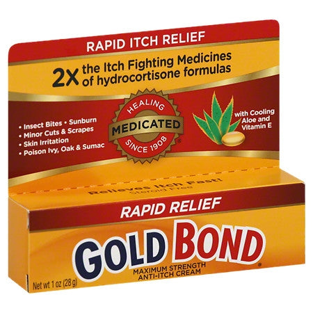 Chattem Itch Relief Gold Bond® 1% - 1% Strength Cream 1 oz. Tube