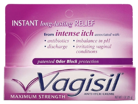 Combe Inc Itch Relief Vagisil® 20% - 3% Strength Cream 1 oz. Tube