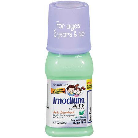 J & J Sales Anti-Diarrheal Children's Imodium® A-D 1 mg Strength Liquid 4 oz.