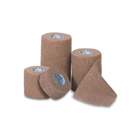 Andover Coated Products Cohesive Bandage Co-Flex®·Med 4 Inch X 5 Yard 16 lbs. Tensile Strength Self-adherent Closure Tan Sterile