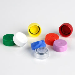 Globe Scientific Tube Closure Polypropylene Screw Cap Clear For Microcentrifuge Tube