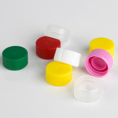 Globe Scientific Tube Closure Polypropylene Screw Cap Clear For Microcentrifuge Tube NonSterile
