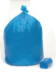 Colonial Bag Corporation Trash Bag 33 gal. Blue LLDPE 1.20 Mil. 33 X 40 Inch X-Seal Bottom Coreless Roll - M-874632-1047 - Case of 15