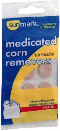 Corn Remover sunmark® Medicated Disc 9 per Pack