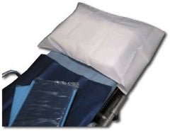 Med-Tech Resources Bed Sheet Set Flat, Fitted, Pillowcase Various Dimensios Dark Blue / White Nonwoven Fabric Disposable