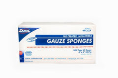Dukal USP Type VII X-Ray Detectable Gauze Sponge Dukal™ Gauze 12-Ply 4 X 4 Inch Square NonSterile