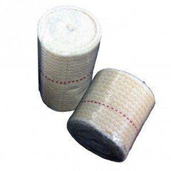 Carolina Narrow Fabric Elastic Bandage E-Wrap 3 Inch X 5 Yard Standard Compression Double Hook and Loop Closure Beige NonSterile