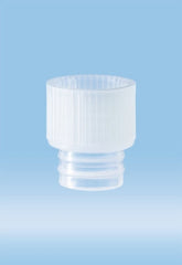 Fisher Scientific Tube Closure LDPE Stopper Cap Clear For 12 mm Neutral Tubes