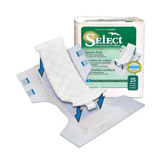 Principle Business Enterprises Incontinence Booster Pad Select® 15 Inch Length Moderate Absorbency Polymer Core One Size Fits Most Adult Unisex Disposable - M-875976-1413 - Bag of 25
