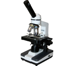LW Scientific Student Pro Microscope Monocular Head 4X / 10X / 40XR / 100X Mechanical Stage