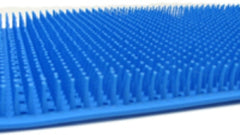 Healthmark Industries Instrument Finger Mat 4 X 10 Inch, Silicone, Blue - M-876201-2687 - Each