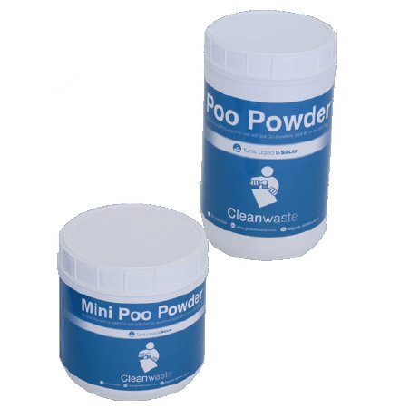 Phillips Environmental dba Cleanwaste Solidifier Poo Powder® 21 oz. Screw Lid Plastic Container 120 Scoops - M-876398-3929 - Each