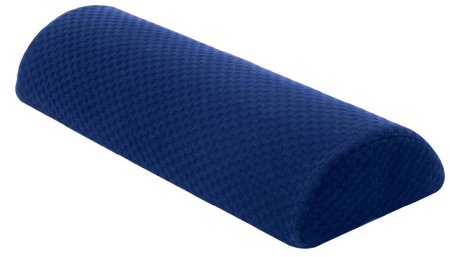 Apex-Carex Cervical Roll Pillow Semi-Roll Soft 8 X 20 X 4 Inch Blue Reusable