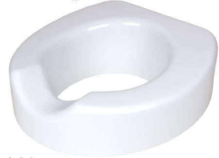 Apex-Carex Raised Toilet Seat Quick-Lock™ 4 Inch Height White 300 lbs. Weight Capacity
