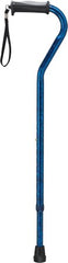 Drive Medical Offset Cane drive™ Aluminum 30 to 39 Inch Height Blue Crackle Print